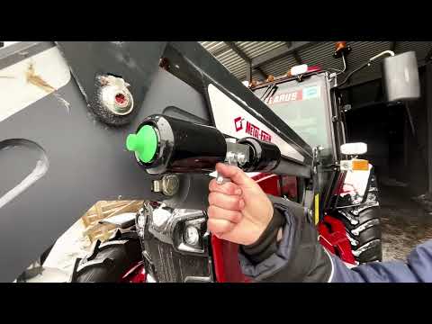 Видео: Инструкция по установке аккумулятора-виброгасителя на фронтальный погрузчик Metal-Fach