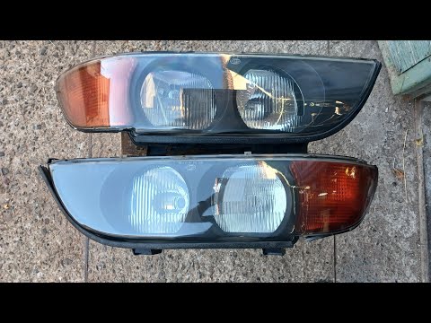 Видео: восстановление фар bmw e39 /bmw e39 headlight restoration