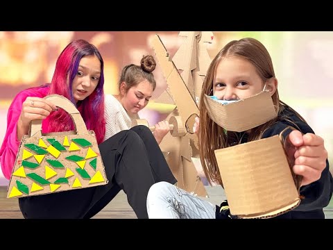 Видео: КАРТОННЫЕ ПРЕДМЕТЫ против Настоящих! Часть 2.
