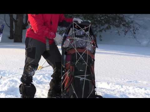 Видео: Походные сани-волокуши и система перевозки. DIY ski pulk and hauling system review.