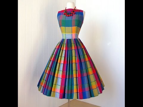 Видео: Платье в стиле ретро. Моделируем.