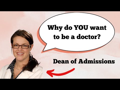 Видео: Что ДОЛЖНО быть в вашем личном заявлении для поступления в медицинскую школу...