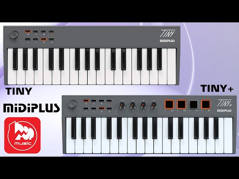 Видео: Миди-клавиатуры с мини-клавишами Midiplus TINY и Midiplus TINY+