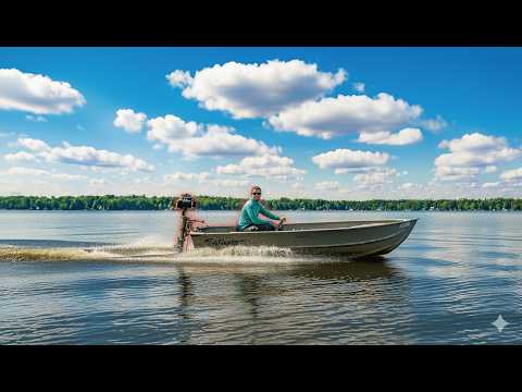 Видео: Эта лодка-газонокосилка не должна работать... но она работает