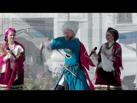 Видео: Московский казачий хор - Полно вам снежочки