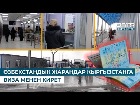 Видео: ӨЗБЕКСТАНДЫК ЖАРАНДАР КЫРГЫЗСТАНГА ВИЗА МЕНЕН КИРЕТ