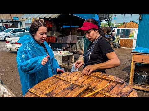 Видео: КАЗАХСТАН! БАЗАР! Цены на скот. Как сегодня живут в Казахстане ? Плов,шашлыки ,жареное Мясо