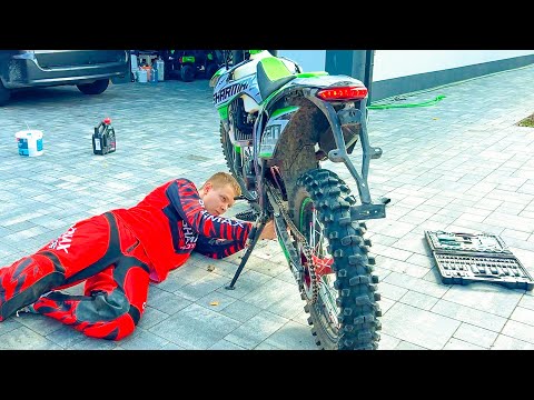 Видео: САША ПОПАЛСЯ. ПАПИН НОВЫЙ ЭНДУРО ВЗЯЛ БЕЗ РАЗРЕШЕНИЯ. SHARMAX POWER MAX 320 . БРОС ШОУ