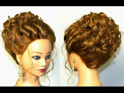 Видео: Прическа для длинных и средних волос. Вечерняя, на выпускной