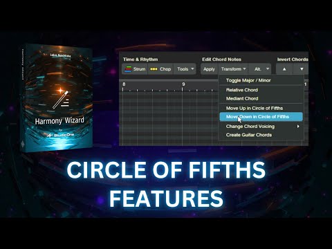 Видео: Работа с квинтовым кругом — мастер гармонии для Studio One