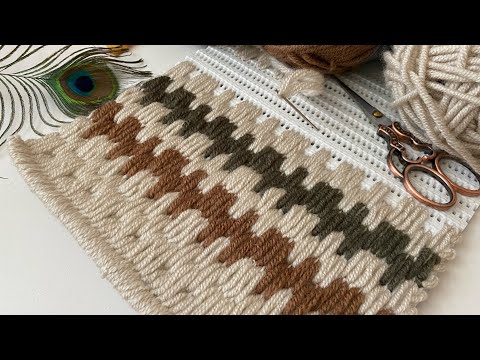 Видео: На нескользящем материале, игольная модель с вышивкой, половик, ковер, ковер, изготовление