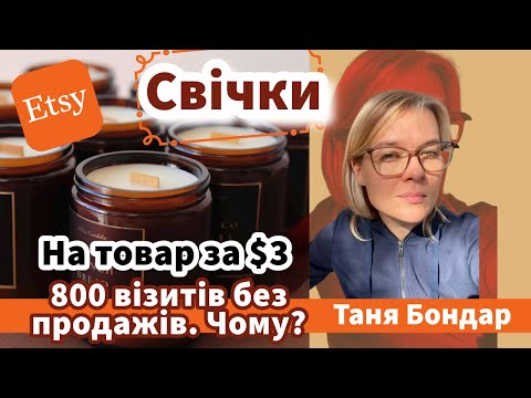 Видео: (28) Свічки на Etsy: візити є, а продажів немає. Чому? Реклама, SEO ядро, аналітика секції, прогнози