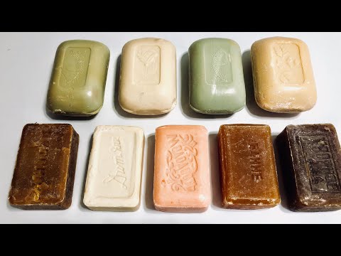 Видео: ASMR Soap/ cutting retro dry soap/ режу старое сухое мыло