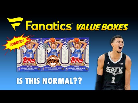 Видео: Наборы Topps Basketball Fanatics Value Boxes 2025-26 🔥 Они заряжены!