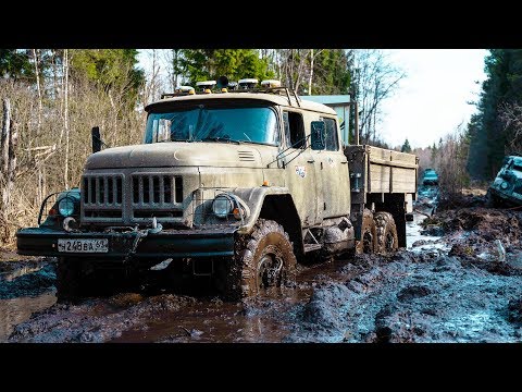 Видео: ФЕНОМЕНАЛЬНО! Так может только ЗИЛ 131!!! Легенда СССР на бездорожье! Грузовик 6х6