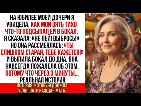 Видео: Я увидела, как зять что-то подсыпал дочери в бокал. Я крикнула "НЕ ПЕЙ!". Но она рассмеялась…
