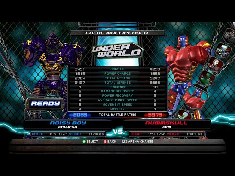 Видео: REAL STEEL THE VIDEO GAME - NOISY BOY vs NUMSKULL (С НОВЫМ ГОДОМ)