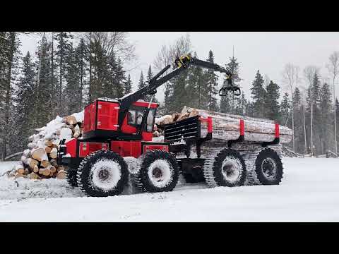 Видео: Форвардер ТРОМ 20 кратко о конструкции машины