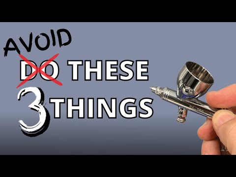 Видео: Избегайте этих ошибок при аэрографии