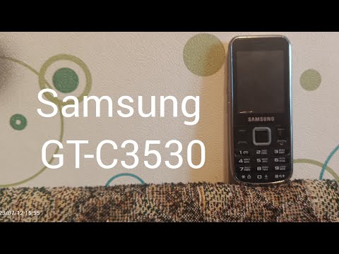 Видео: Samsung GT-C3530 Обзор