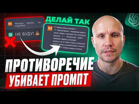 Видео: ГОТОВОЕ РЕШЕНИЕ как прокачать слабый промпт и получить топ-ответ! Противоречия ломают логику GPT!