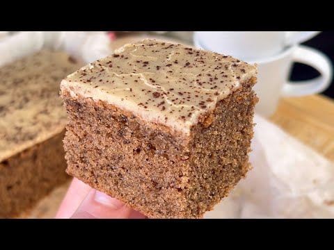 Видео: Вам НУЖНЫ эти квадратики капучино в вашей жизни! Торт Вкусный, КАК КОФЕ!