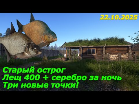 Видео: Новые точки клева на озере Старый Острог | Русская Рыбалка 4 — Гайд
