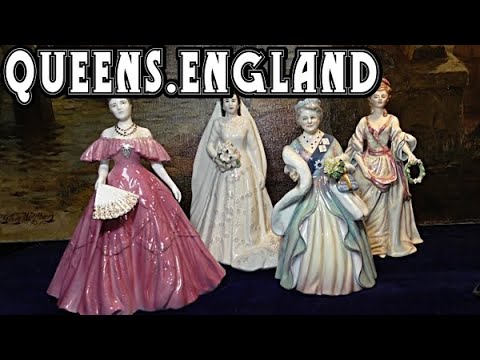 Видео: Королевы.Англия.Фарфор.Статуэтки.Коллекция.Royal Dalton, Royal Worcester