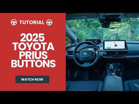 Видео: Кнопки Toyota Prius 2025 года | Учебное пособие