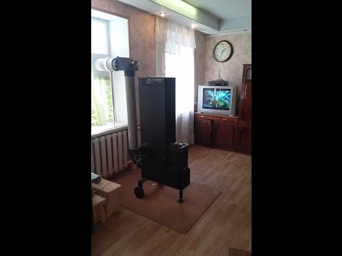 Видео: Ракетная печь  Rocket Stove   на твёрдом топливе  для обогрева часть 4