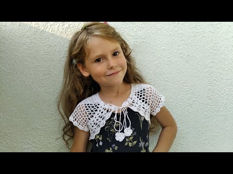 Видео: БОЛЕРО крючком. МК./BOLERO crocheted. MK.