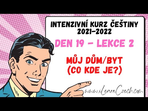 Видео: Курс чешского 19.2: Мой дом / Моя квартира (где что находится?)