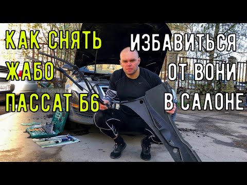Видео: КАК СНЯТЬ ЖАБО ПАССАТ Б6 И ИЗБАВИТЬСЯ ОТ ВОНИ В САЛОНЕ?!