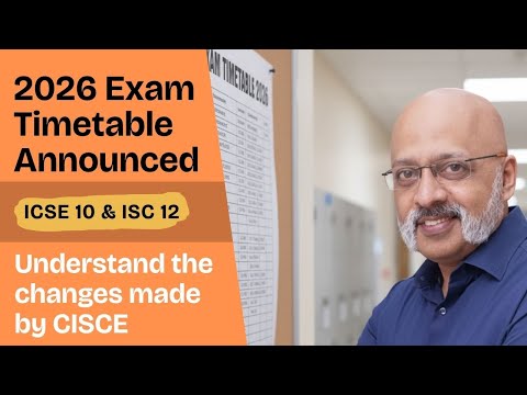Видео: Объявлено расписание экзаменов ICSE для 10-го класса и ISC для 12-го класса в 2026 году | До экза...