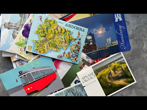 Видео: Мои полученные открытки за август 2022