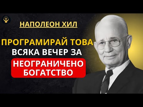 Видео: Кажи ТОВА всяка вечер преди сън | Наполеон Хил