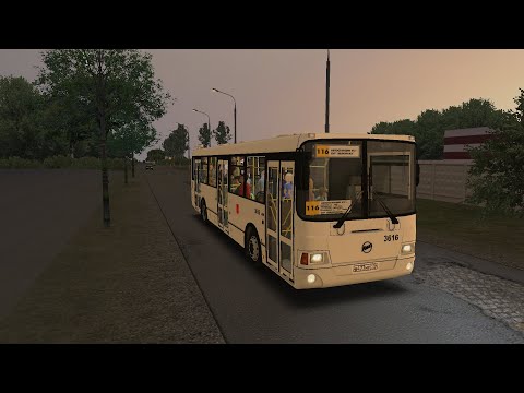Видео: OMSI 2 | ЛиАЗ 5293.53 | борт 3616 | Маршрут 116 | Чистогорск