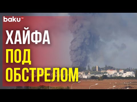 Видео: 55 ракет выпущены по Хайфе из Ливана: кадры работы системы ПВО «Железный купол»