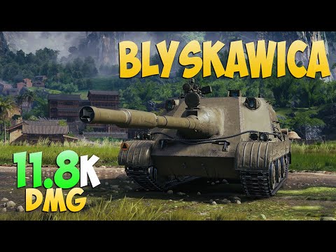 Видео: Blyskawica - 8 Kills 11.8K DMG - Новый ТОП! - Мир Танков