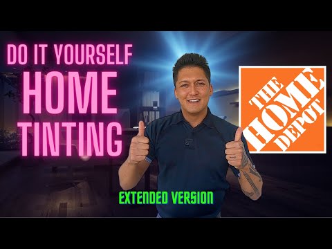 Видео: Как тонировать окна | Тонировка окон Home Depot | Расширенная версия