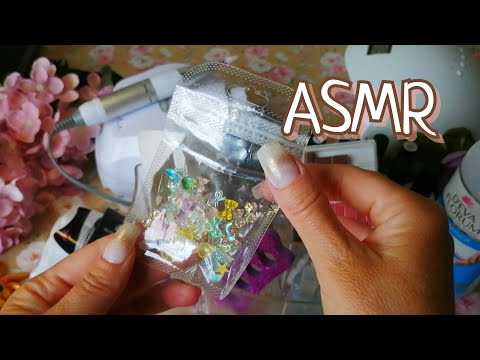 Видео: ASMR ❤️ТИХИЙ ШЁПОТ/Все для маникюра 😴Гель лаки #asmr #асмр #асмрболталка