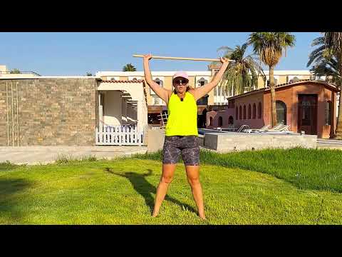 Видео: ЗАРЯДКА С ПАЛКОЙ  ДЛЯ ОСАНКИ  #жир #фитнес #тренировки #осанка 