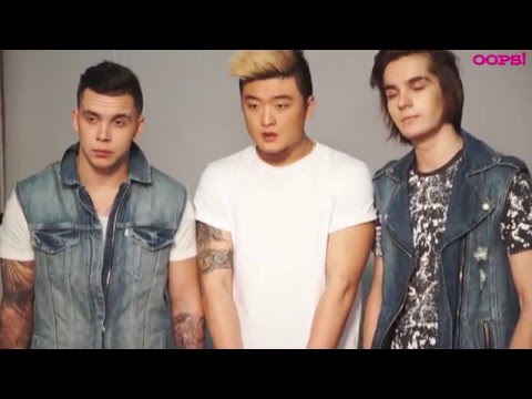 Видео: Бэкстейдж фотосъемки MBAND для апрельского OOPS! (под новую песню "Все исправить")