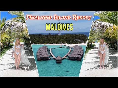 Видео: Обзор острова Fihalhohi Island Resort Maldives дешевые Мальдивы