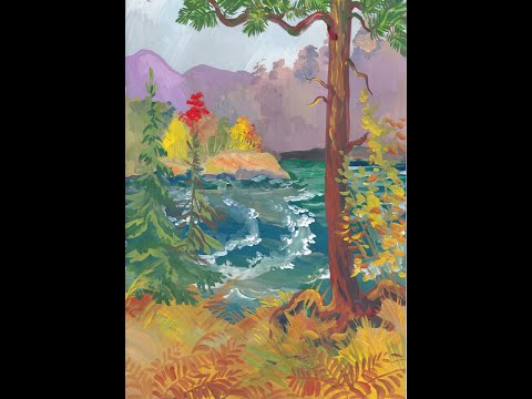 Видео: Горная речка