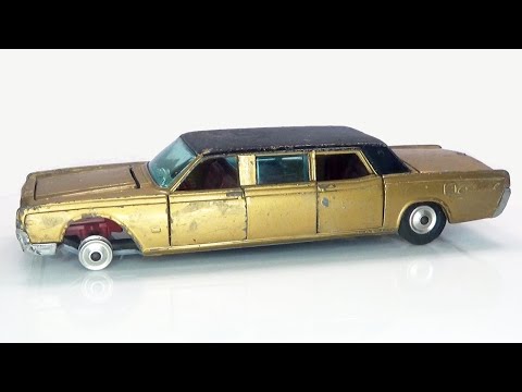 Видео: Lincoln Continental, эксклюзивный лимузин. Реставрация и ремонт модели Corgi Toys.