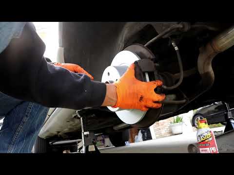 Видео: Замена заднего тормоза W126 (300SD/380SE/420SE/560SEL и SEC)