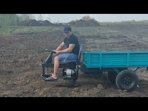 Видео: Новая "Японская" самоходная тележка ч.1