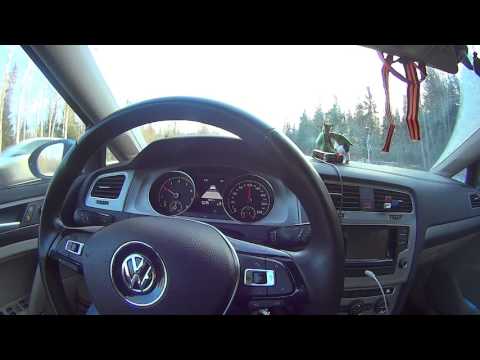 Видео: Работа Адаптивного Круиз-Контроля на VW Golf 7