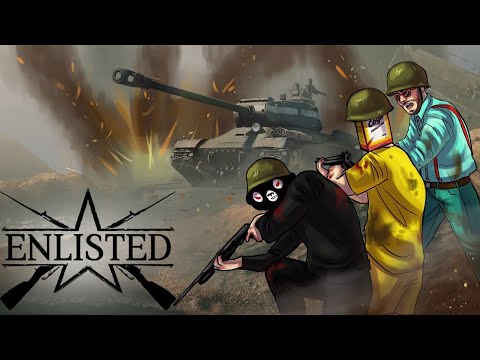 Видео: БАНДА YTNC ПОПАЛА НА ВОЙНУ! ЖАРА НА ПОЛЕ БОЯ И БИТВА ЗА МОСКВУ В ENLISTED